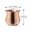 Vase de table en cuivre d’intérieur/d’extérieur 4,75 "Earby