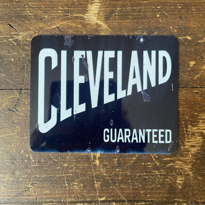 Cleveland Guaranteed Wall Décor, 60cm H x 80cm W