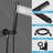 Dome shaped complete shower system with Rough in-Valve