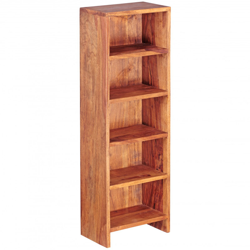 Nahant 90cm H x 30cm W Solid Wood Standard Bookcase, Sheesham
