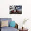 Rusty Red Scooter Landscape Dramatic Retro Rustic Landscape Nature Wall Art Print-135430657