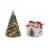 Spode – Christmas Tree – Christmas Tree Figural Tree Salt & Pepper Set, Set of 2