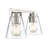 Strayhan 13" 2-Light Vanity - Brushed Nickel-185822349-185822350-185822353