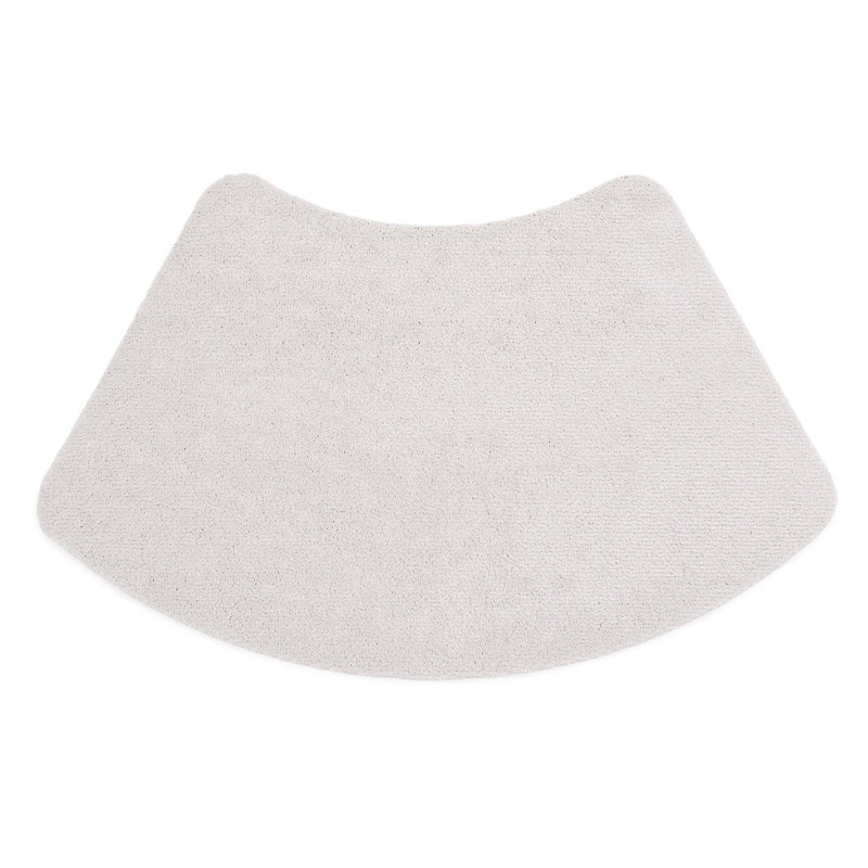 My Mat Soft Bathroom Curve bath mat, Ivory
