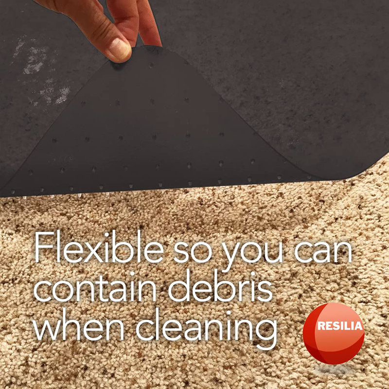 Black 30x48in Heavy-Duty Waterproof Pet Mat