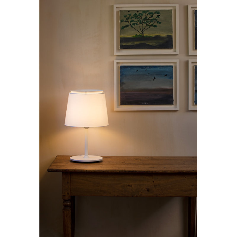 Lampe de table Savoy, Blanc, Blanc