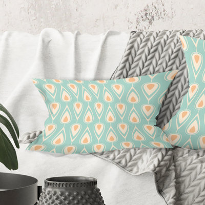 Coussin décoratif rétro Mid-Century