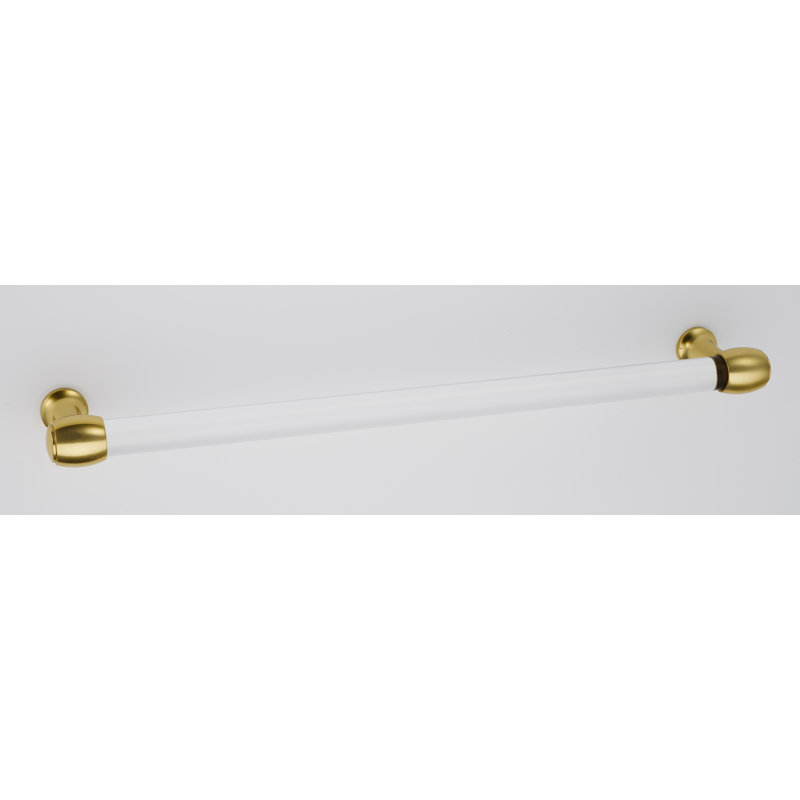 Poignée barre 18 po Royale, Laiton non laqué, 18"