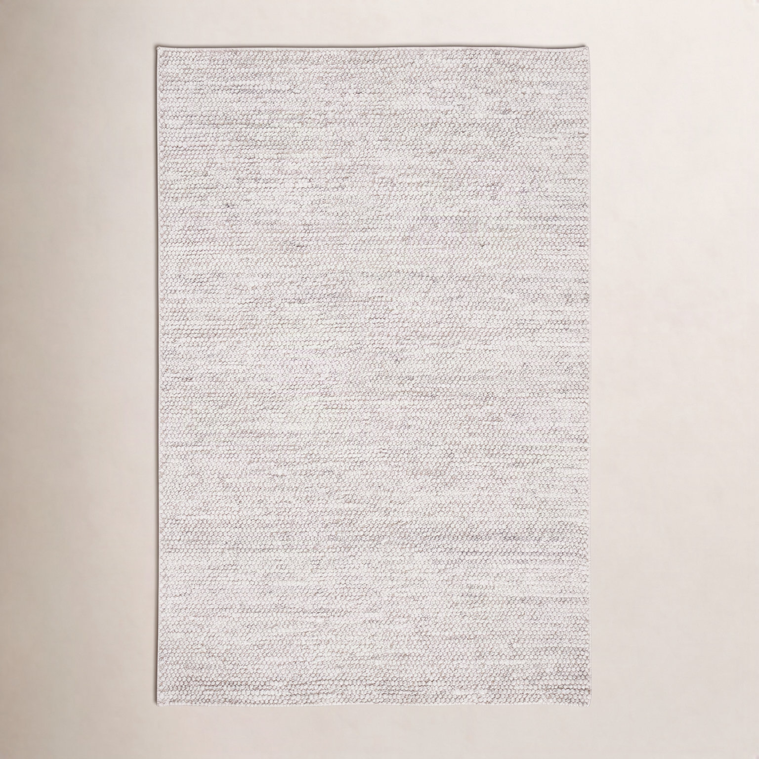 Danie Gray Ivory Hand-Woven Rug, Rectangle 6' x 9'