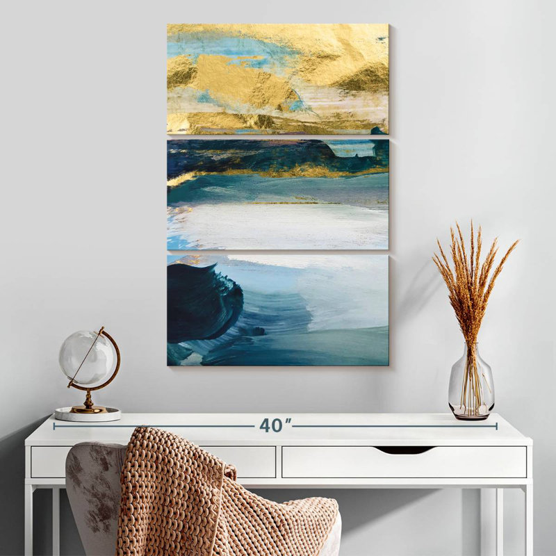 Paysage abstrait Avery, H 32 po x l 20 po