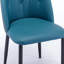 Chaise de salle à manger en polyuréthane avec pieds en fer plaqué or-92578471