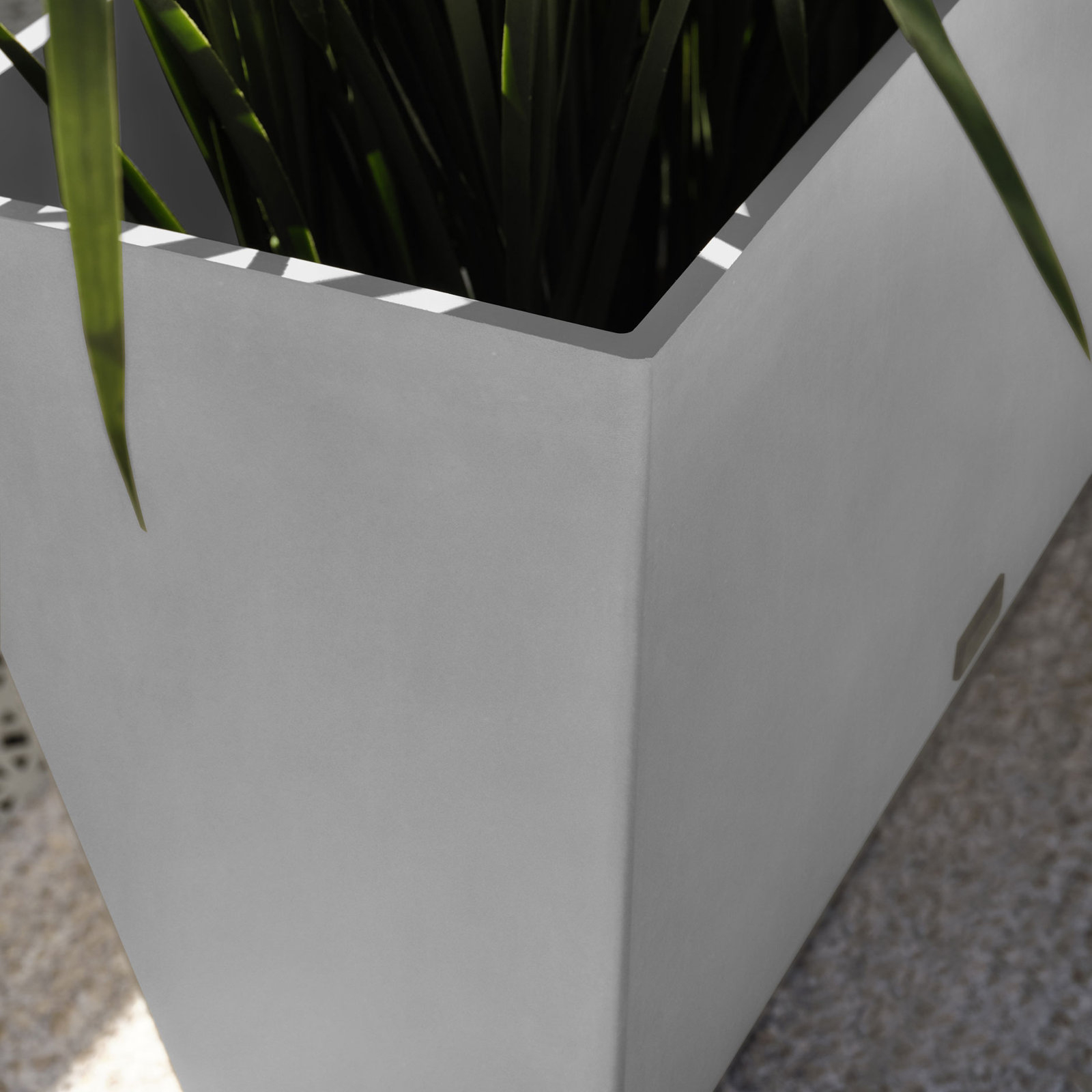 Pure Series Midori Planter, 19.75" H x 39.5" W x 12.5" D, 2, White