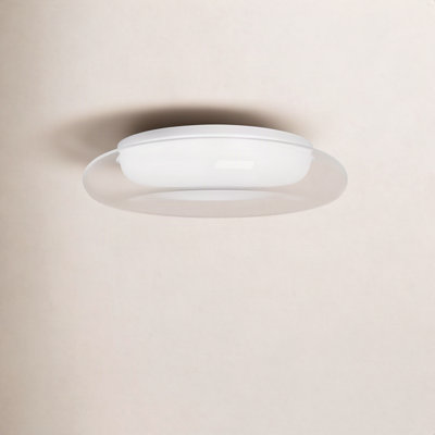Doma Clear Acrylic Flush Mount
