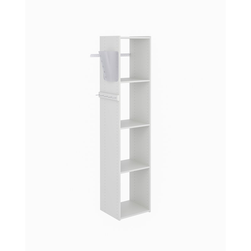 15" W Closet System Starter Kit, White