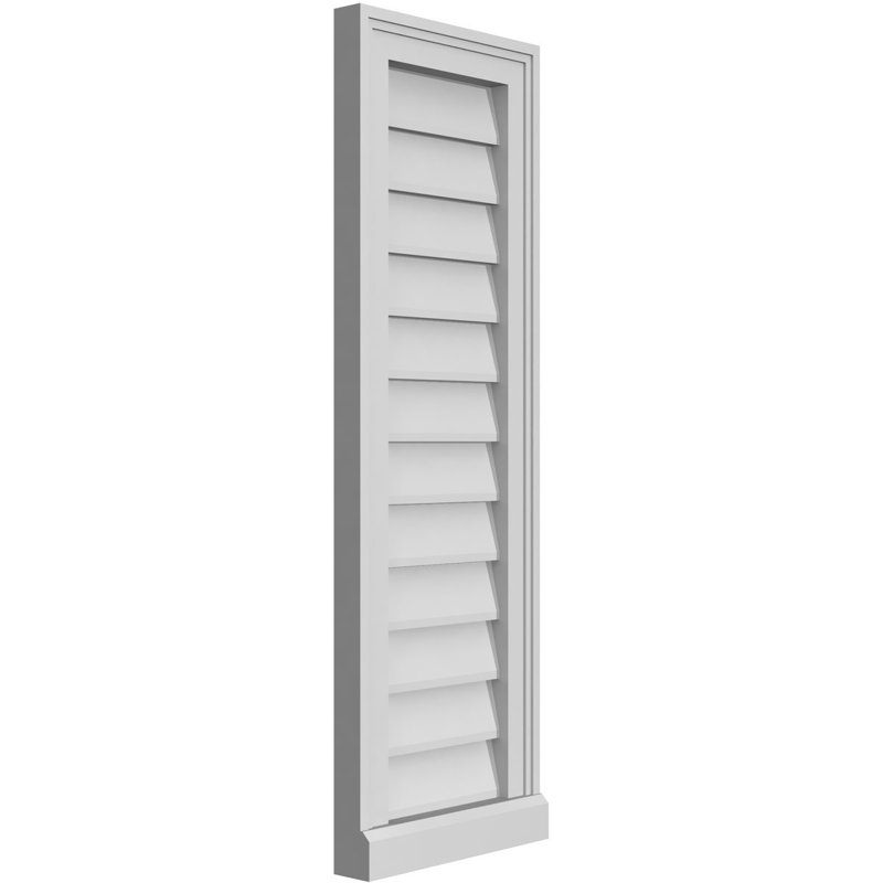 Cadre de seuil Brickmould, brun clair apprêté, H 36 po x l 12 po x P 2 po