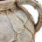 12.5X12.5X13" Hand-Pulled Ceramic Jug Vase With Wire Wrap And Earthy Finish
