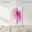 Pink Topaz Gradient Canvas Abstract Print by Oliver Gal, Black Frame, 10 x 15-64397216-203431283