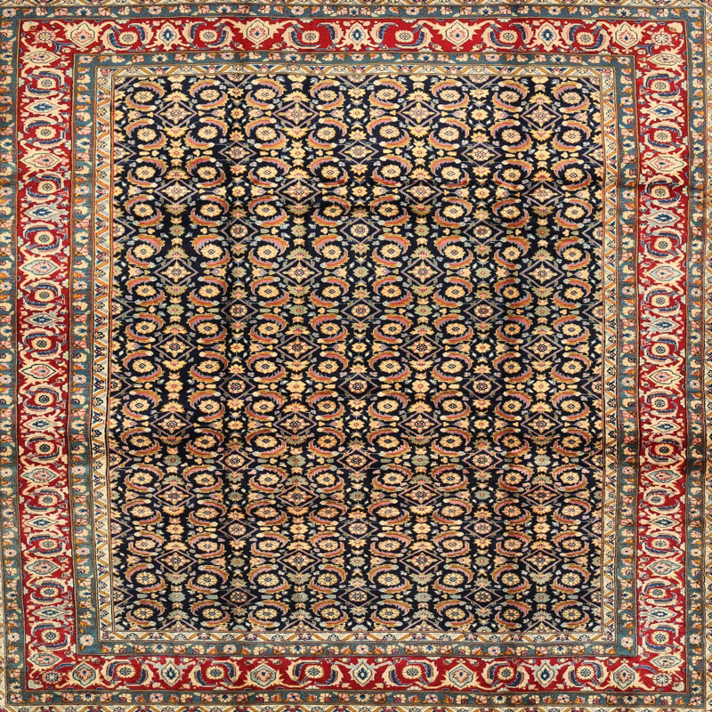 Tapis brun/beige traditionnel, Rectangle 2 pi x 5 pi