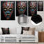Tribal africain Pende Mask I - reproduction d'art tribal africain en métal-133911642