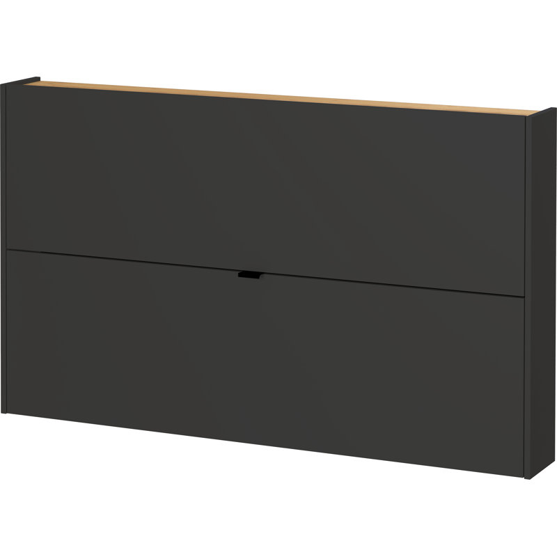Nyack Shoe Storage Cabinet, Black