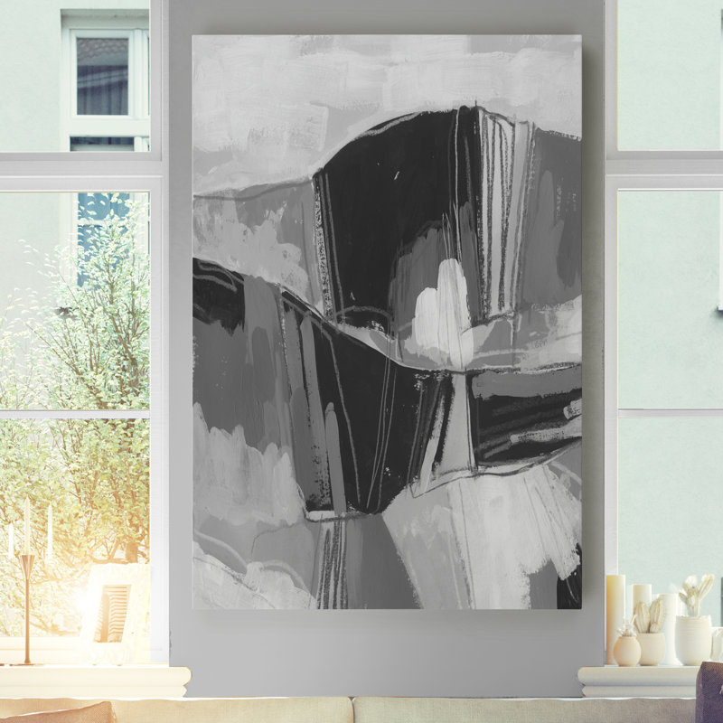 «Neutral Landscape Sketch I», reproduction sur toile, H 27 po x l 18 po x P 1 po, Toile tendue