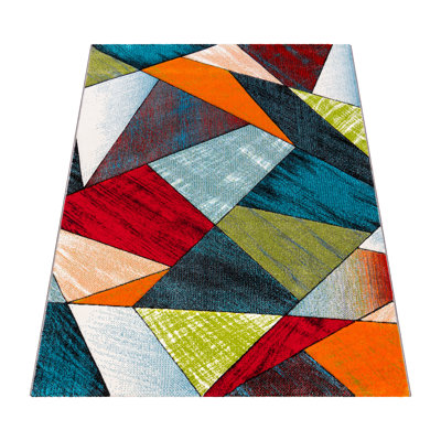 Eathel Geometric Indoor Rug