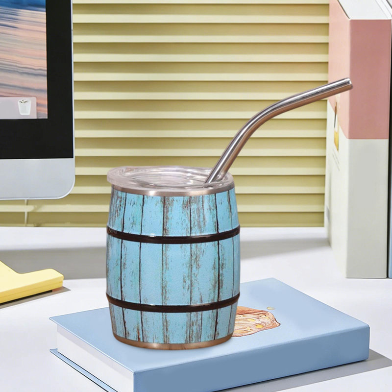 Tasse à bière en acier inoxydable 304, Bleu