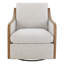 Fauteuil demi-tonneau pivotant surdimensionné Grayton-104838897