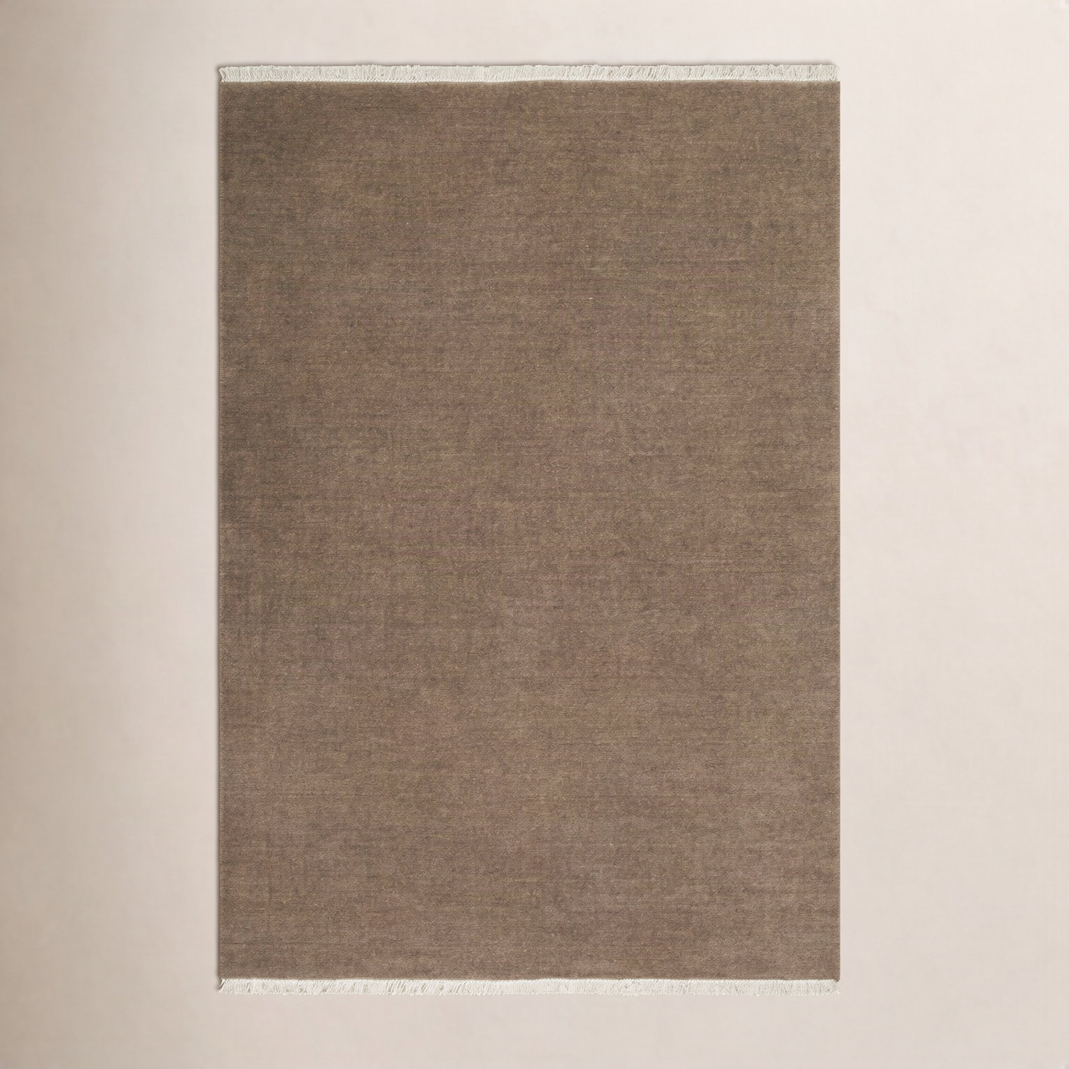 Clio Hand-Loomed Dark Gray Wool Rug, Rectangle 8' x 10'