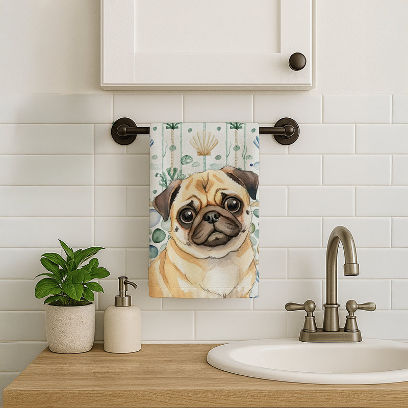 Serviette de cuisine en verre Faw Pug, Fug Pug