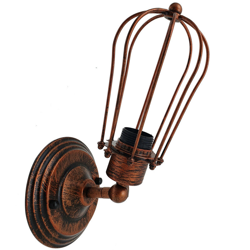 Mokane Armed Sconce, Rustic Red, Rustic Red