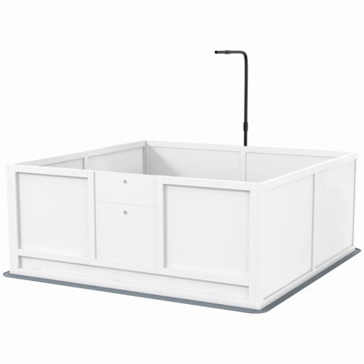 Spacious Whelping Box Pet Dog Crate Container