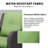 Anahit Outdoor Wicker Swivel Glider Chair With Olefin Fabric Cushions-93489024