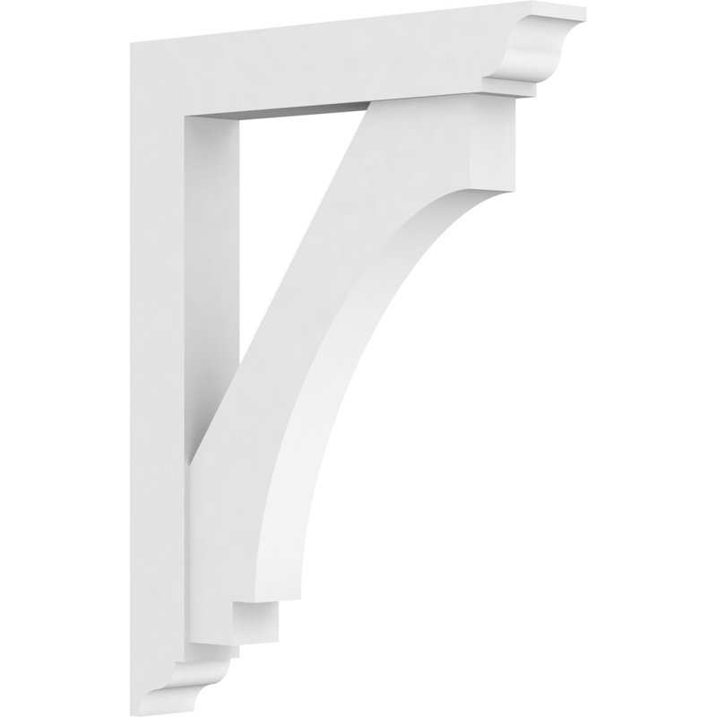 Support standard en uréthane Signature Imperial avec extrémités traditionnelles, brun clair apprêté