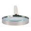 Loupe moderne pour la décoration intérieure - objet de décoration pour le salon, décoration de bureau ou tablette - 20 po, ivoire et argent