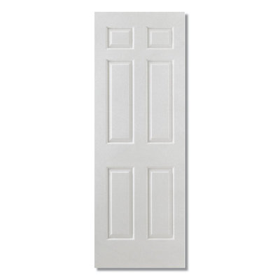 Smooth 6P Primed White Internal Fire Door