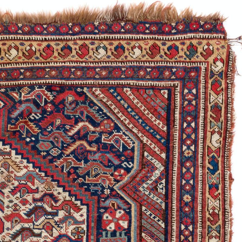 Tapis antique, ca 1890, 100% laine