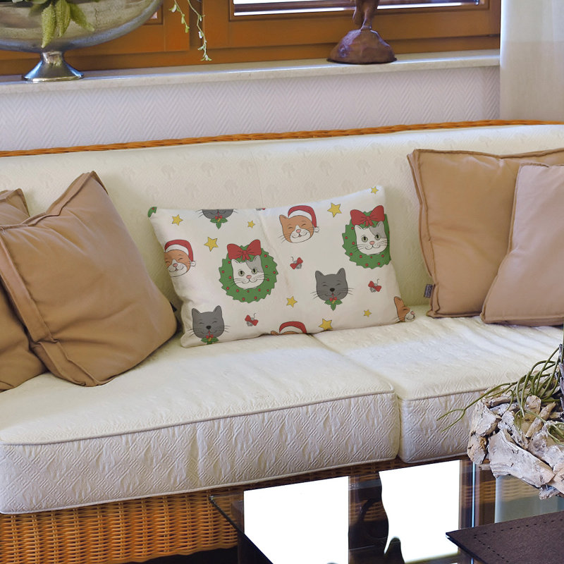 Coussin de noël, Blanc