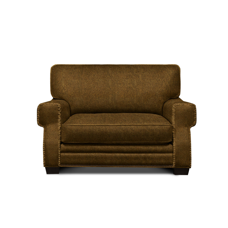 Stafford Leather Armchair, Mustang (Maestro Artisano), Nutmeg