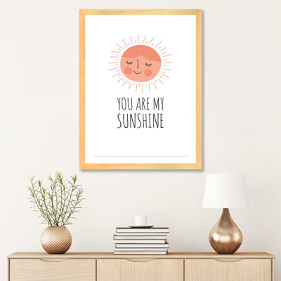 " You Are My Sunshine "