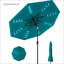 274.3 cm W X 274.3 cm D Market Parasol with Crank Lift