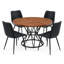 Ensemble de table de salle à manger 5 pièces 47,3 po-375090793-375090794-375090795