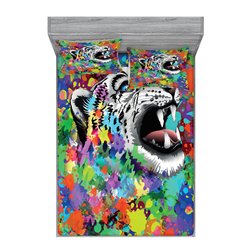 Microfiber Sheet Set, Queen Sheet Set with 2 Pillowcases
