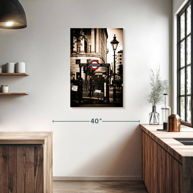 Enseigne de métro Sireci London, H 36 po x l 24 po