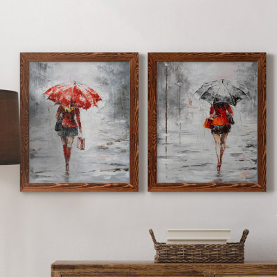 City magasiner III - ensemble de 2 reproductions d'art