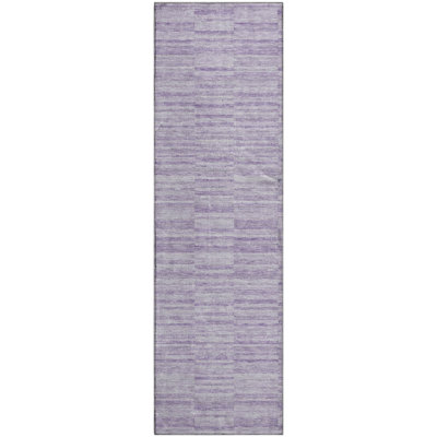 Premium Machine Washable Prisco Plum Rug