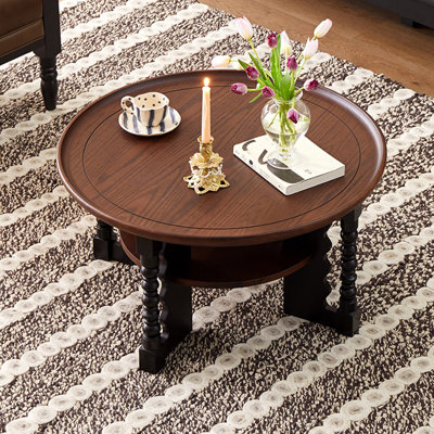 Table basse de style rétro américain