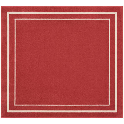Nourison Essentials Brick Ivory Indoor/Outdoor Area Rug