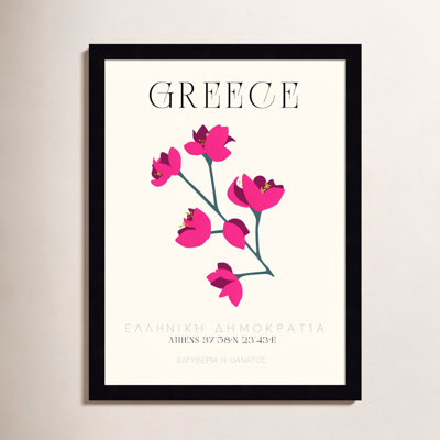 Mirando "Greece Travel Poster" Print