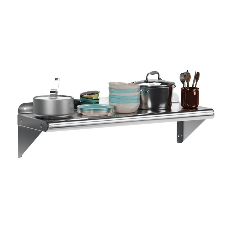 Curzon Stainless Steel, 10" H x 48" W x 12" D